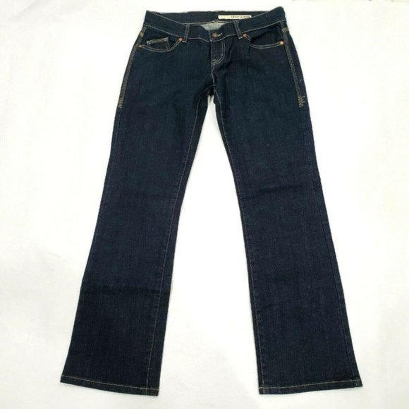 Dkny Denim - DKNY Jeans women's flare long blue jean pants